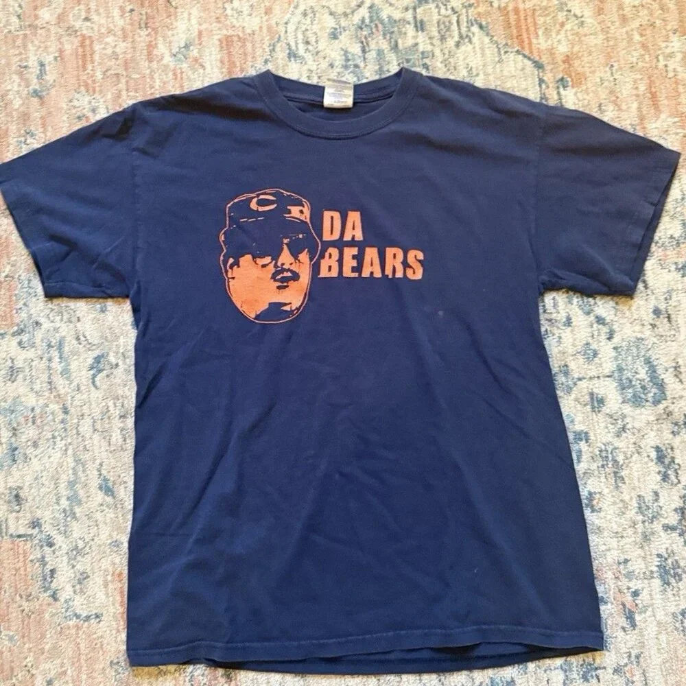 VTG Original Chicago Bears Da Bears Chris Farley SNL Superfan 90s TShirt Mens M